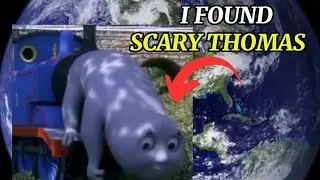 I FOUND SCARY THOMAS THE TRAIN on google earth 😱@discoverthe.mystery #googleearth
