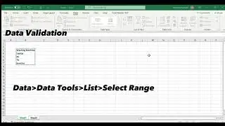 Data Validation in MS Excel Example|Data Validation|MS Excel|Data Entry|Data Analysis|Tips and Trick