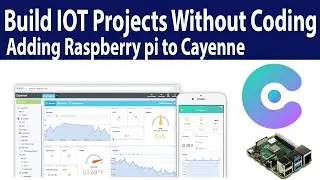 How to add raspberry pi in Cayenne || Build IOT Projects without coding || Azhar Electronics