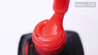 Гель-лак MOON FULL  Neon color Gel polish №706 (коралловый, неон), 8 мл