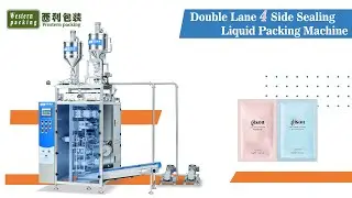 twin sachet 2 lines liquid cream shampoo packing machine from western packing