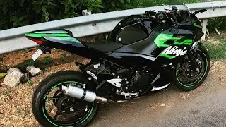 Ninja 400 Two brothers exhaust installation (2022)