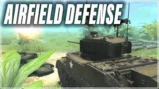 Marine Combat Force DEFENDS Airfield from Japanese Assault - Men of War: Assault Squad 2