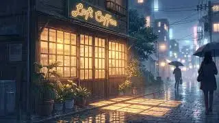 Rainy Day Cafe Vibe 🌧️ Smooth Piano Jazz and Gentle Rain Sounds for Reading, Relaxing