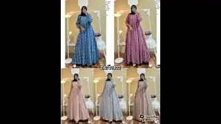 gamis CRINKLE EMBROIDERRY /BORDIR. bahan cringkle premium, bawah klok, flowly, bahan tebal