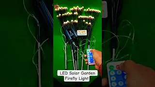 Garden Landscape Plant Flower Decorative LED Solar Garden Firefly Light.