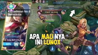 Top Global Benedetta Kazakhstan!Kena Troll Lunox Skill Tidak Sesuai Dengan Mulut - Mobile Legends