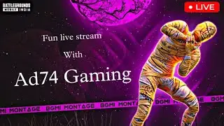 AAJ KUCHH TOOFAANI KARTE HAIN 🔴 || AD74 GAMING || BGMI CUSTOM LIVE