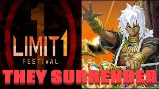 Making Opponents SURRENDER In Limit 1 Festival YUGIOH! MASTER DUEL