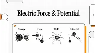 Electric Force & Electric Potential Explained | Intro Physics for High School & AP | Eclassopedia