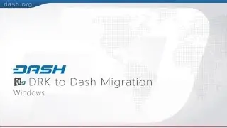 Dash: QT Wallet Migrate v11-12 Guide - Windows = G15E09