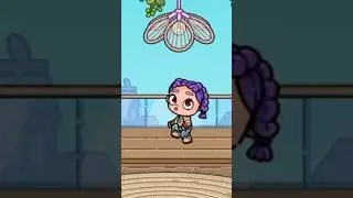 Baby Rumi fell from the balcony 😨😢 #avatarworld #pazu #tocaboca #shorts #trending #viral