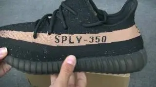 ADIDAS YEEZY BOOST 350 V2 4-12 BLACK COPPER BY1605  unboxing reviews