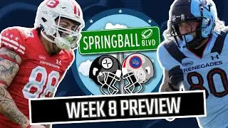 UFL WEEK 8 w/ Briley Moore | Previews, Picks & Best Bets | Springball Boulevard