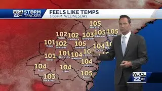 Rinse and repeat with more heat and pop-up thunderstorms