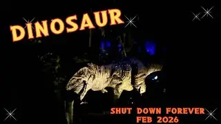 Dinosaur Countdown to its Extinction  Animal Kingdom Walt Disney World Dark Ride Dinoland USA CLOSED