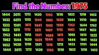 How Fast Can You Find the Number 