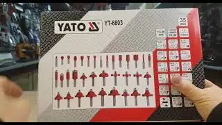 Yato YT-6803 набор фрез для электрофрезера