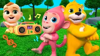 A Ram Sam Sam Dance (Animal Version) | Newborn Baby Songs & Nursery Rhymes