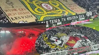 Derby Łodzi kibicowsko / ŁKS - Widzew z trybun