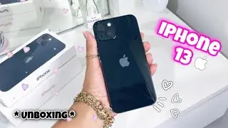 💕 COMPREI UM IPHONE 13 meia-noite /midnight 256GB: Unboxing + teste de câmera e duração da bateria