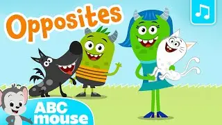 Big 🦒 & Small 🐜, Fast 🚀 & Slow 🐢 - ABCmouse's Monster Opposites Song for Kids! 🎶