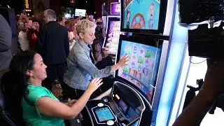 Ellen Surprises Slots Players at MGM Grand Las Vegas