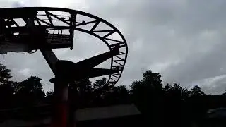 Tiger Express @ La Mer de Sable HD Onride Front Row POV (Rainy Day)