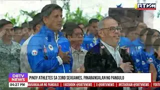 Pinoy athletes sa 33rd sea games, pinarangalan ng pangulo