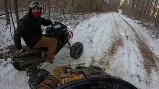 snow ride wit the fellas rain sleet or snow(lil clip)