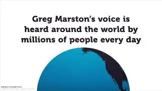 Greg Marston - Voice Over Artist