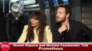 Michael Fassbender and Noomi Rapace Talk Prometheus