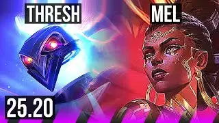 THRESH & Caitlyn vs MEL & Jhin (SUP) | 2/1/12 | KR Master | 25.20