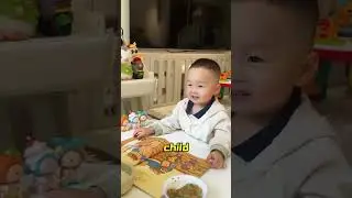 Baby&rsquo;s insane feeding rules.#funny #family #cute