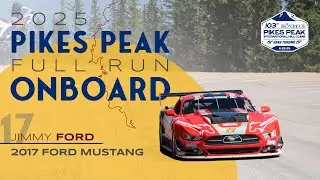 Pikes Peak Race Day Onboard 2025 | Jimmy Ford | 2017 Ford Mustang
