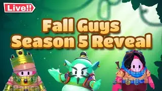 Fall Guys Season 5 Reveal!  | SEASON 5 HYPE!! | 500+ WINS // Fall Guys  Live Stream - No Commentary