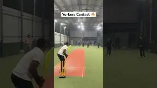 Yorkers Contest in Cricket 🔥 Helicopter shot Solution 😍 Box Cricket Thrills 🥶 #cricket #shorts #ipl