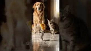 Mouse Reaches for Cheese Under Watchful Cat Tense Moment Unfolds #Cats #Funny #Animals