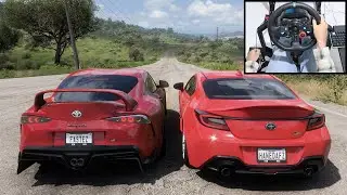 Toyota GR86 & Toyota GR Supra - Forza Horizon 5 | Logitech g29 gameplay