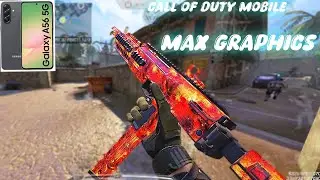 Samsung A56 Gaming Test 🎮 COD Mobile High Graphics