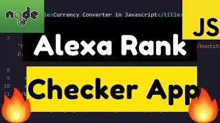 Node.js Express Alexa Ranking of Websites Global Worldwide By Country Wise Using alexa-rank-nodejs