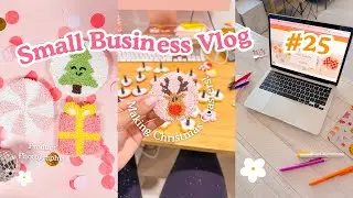 Dealing with burn out & an injury as a small business owner | Studio Vlog 025 | Small business vlog
