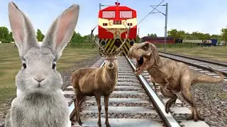 deer train rabbit dragon The train is standing on the road  vfx funny video #vfx #youtube #tranding
