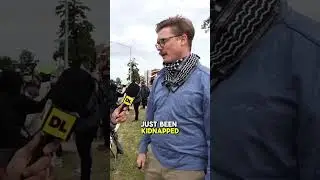 I saw a man blowing a whistle at the protest outside the ICE detention center and asked him why