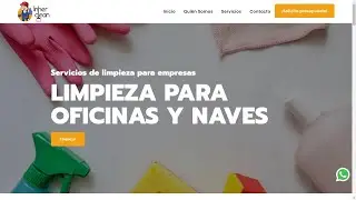 P&aacute;gina web y branding para empresa de limpieza