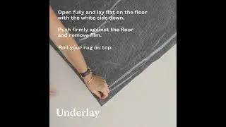 Laying underlay