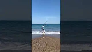 190 gramos arremesso #pescaria #pescariaesportiva #surfcast #surfcasting #isca