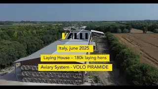 Poultry House for 180K Layers | 3-Level VOLO PIRAMIDE PLUS by VALLI