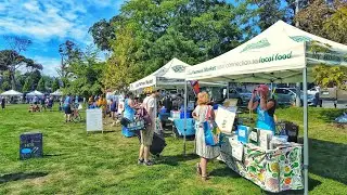 Toronto Walk - Withrow Park Farmer's Market, Riverdale