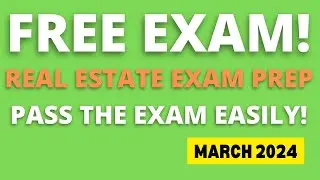 Real Estate Exam Practice Test Free (March 2024)